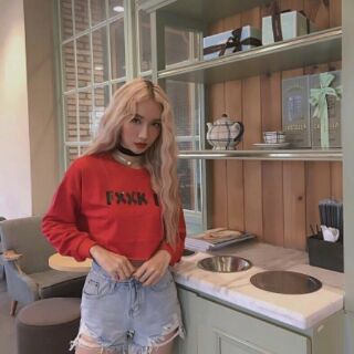 Áo croptop tay dài