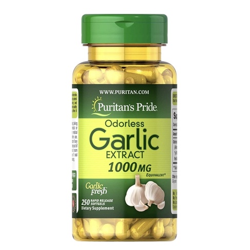 Viên dầu tỏi không mùi Odorless Garlic Puritan’s Pride 250viên USA