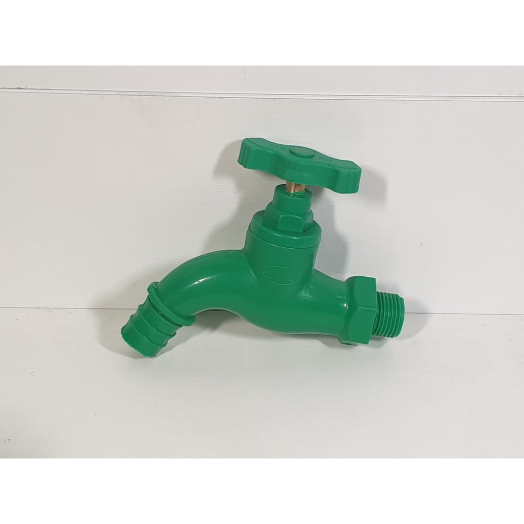 Vòi Hồ, Vòi xả nước bằng nhựa PVC loại dày LNG ty đồng phi 10 răng ngoài phi 21 - Điện nước gia dụng Hoàng Kim