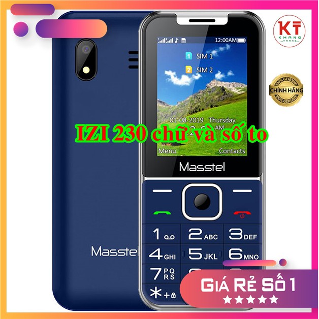 Điện thoại Masstel IZI 230 - Hàng chính hãng - Smartphone khangtrang