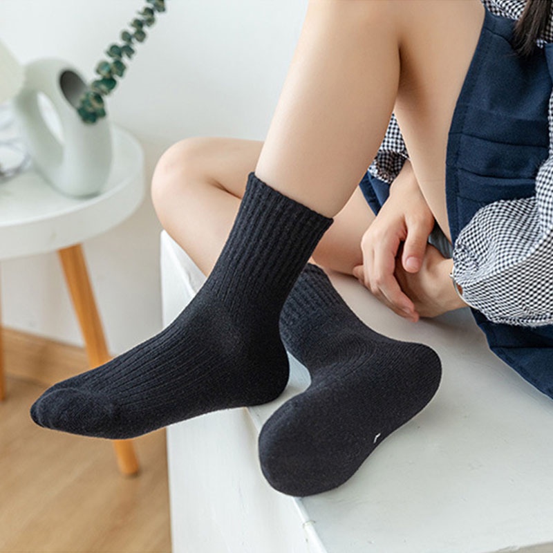 Vớ Cotton Thể Thao Kẻ Sọc Màu Sắc Trơn Cho Bé Tất Vớ Lửng Cho Bé Phong Cách Hàn Quốc Sang Chảnh