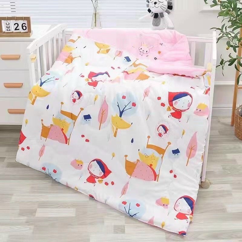 [120*150cm] Chăn cotton trần bông mỏng cao cấp cho bé