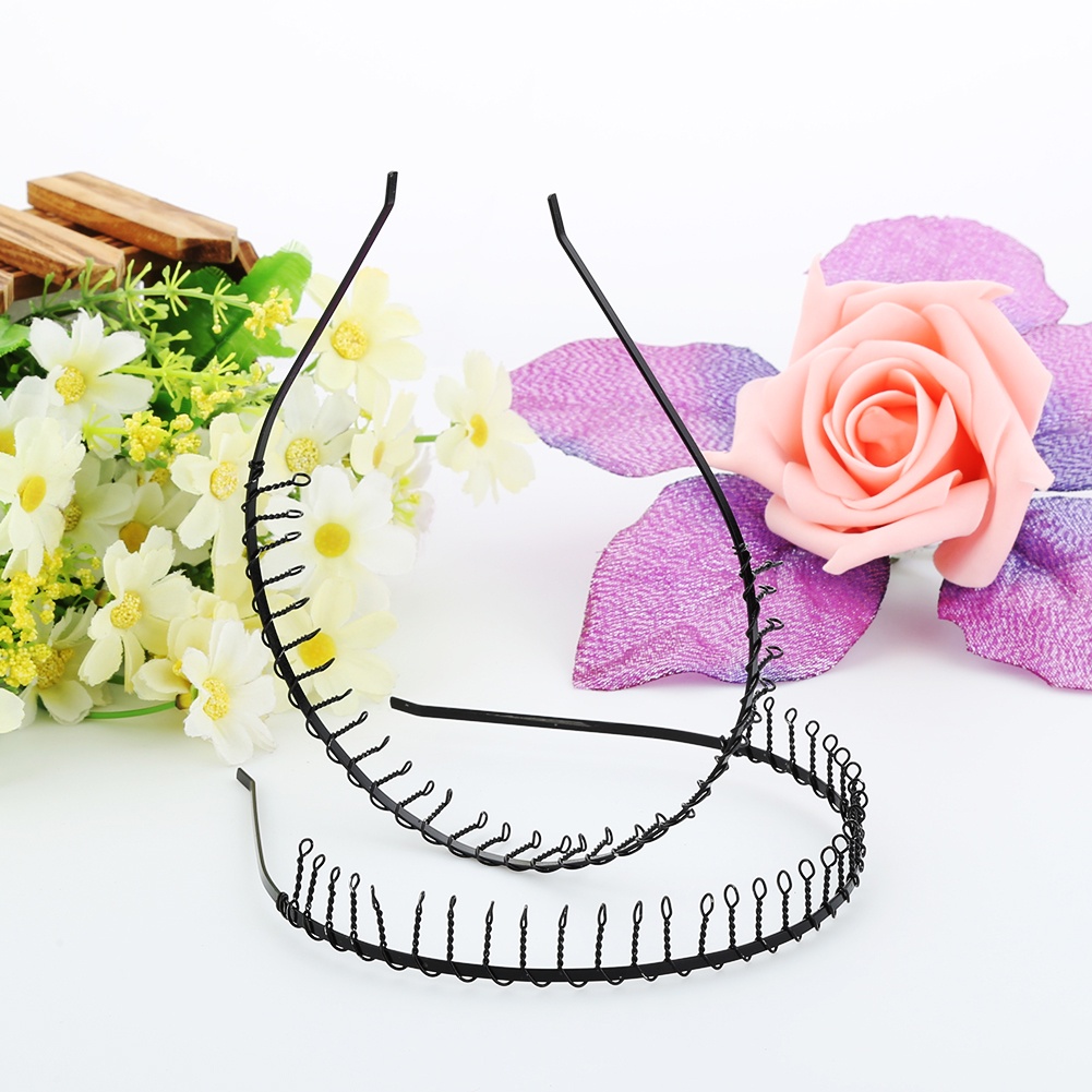 Set 2 đồ cài tóc bằng kim loại cao cấp dành cho nam / nữ