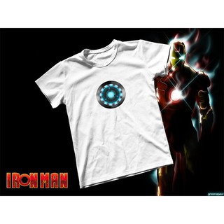 Áo thun Cotton Unisex - Movie - Iron Man - Lò phản ứng hồ quang