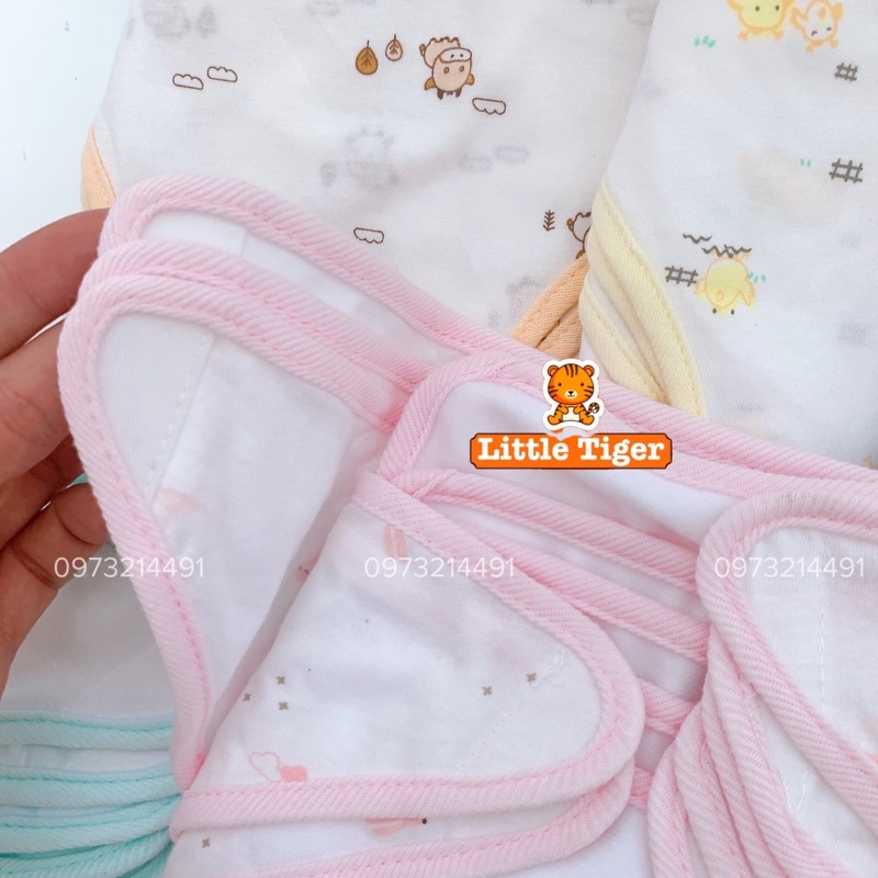 Tả vải Sweetie - Set 5-10 tả dán cotton cho bé sơ sinh đến 9kg.