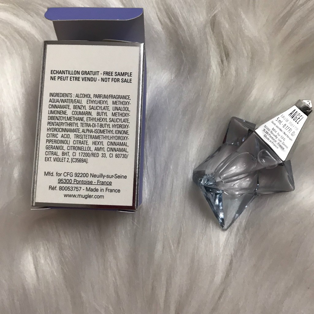 Nước hoa nữ mini MUGLER ANGEL 5ML 2019