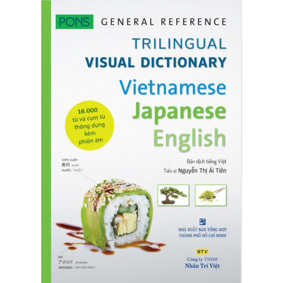 Sách - Pons General Reference – Trilingual Visual Dictionary Vietnamese–Japanese–English