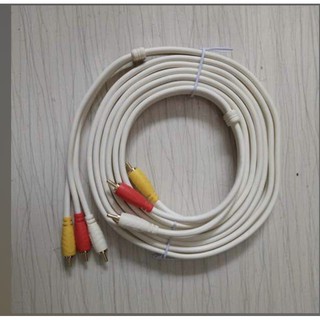 CÁP 6 ĐẦU BÔNG SEN DÂY 1M8 TRẮNG