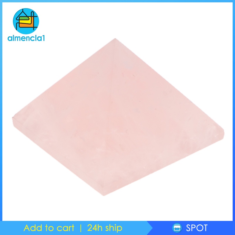 Đá pha lê thạch anh nhiều màu tùy chọn hình kim tự tháp 3cm