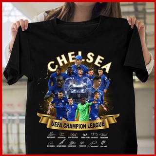 Áo phông unisex Chelsea - Áo thun in hình Chelsea vô địch Champion League