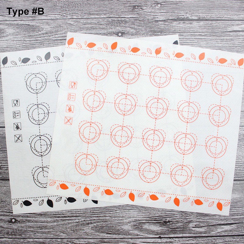 Thảm silicone làm bánh macaron tiện lợi