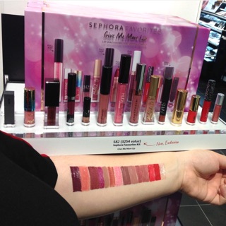 Set son Sephora Favorites Give Me More Lip 2018