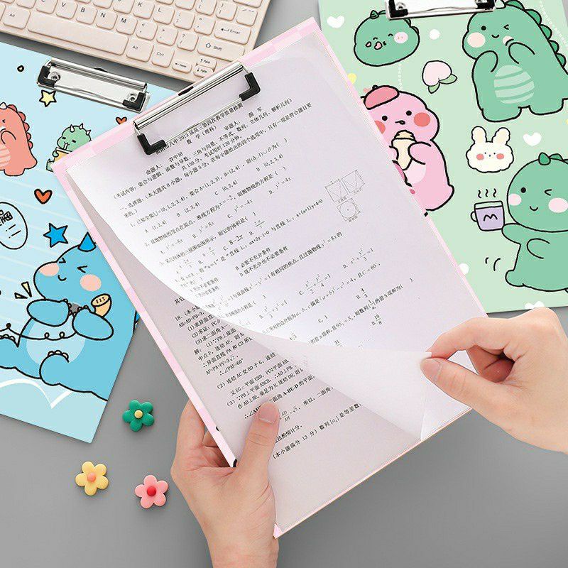 File Bìa Kẹp Tài Liệu / Bìa Trình Kí 3D Đơn A4 Họa Tiết Siêu Cute Kết Hợp Thước Kẻ File Đựng Giấy Đề Cương SEE YOU SHOP