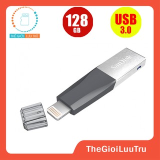 USB lighting 3.0 SanDisk iXpand Mini Flash 128GB 64GB cho iphone, ipad