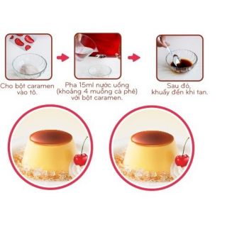 Bột bánh plan trứng/sữa 55g Purin Mix