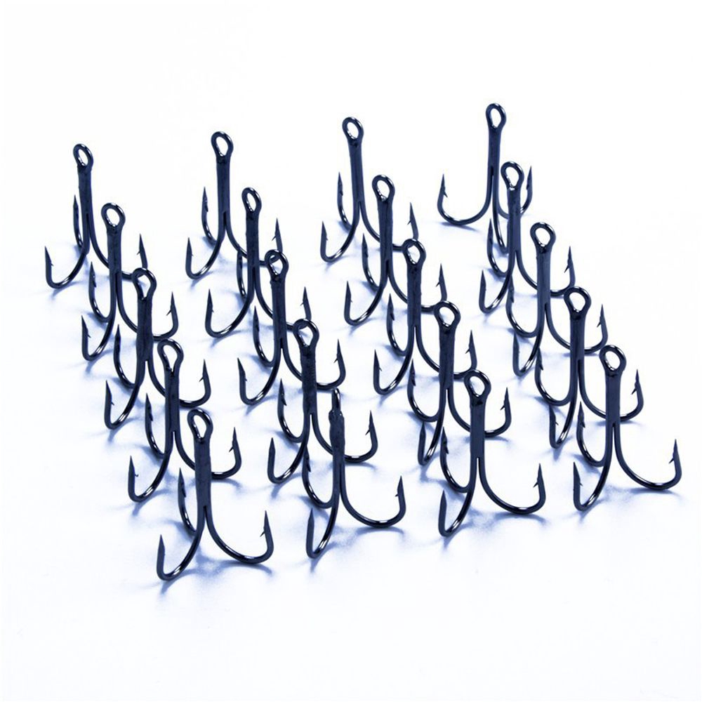 Set 20 móc câu cá màu đen tiện dụng