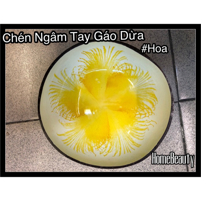 Chén Ngâm Tay Gáo Dừa (#Hoa)