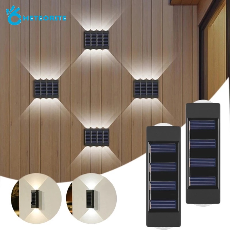 Đèn 2 LED Gắn Tường Ngoài Trời Chống Nước Trang Trí Sân Vườn