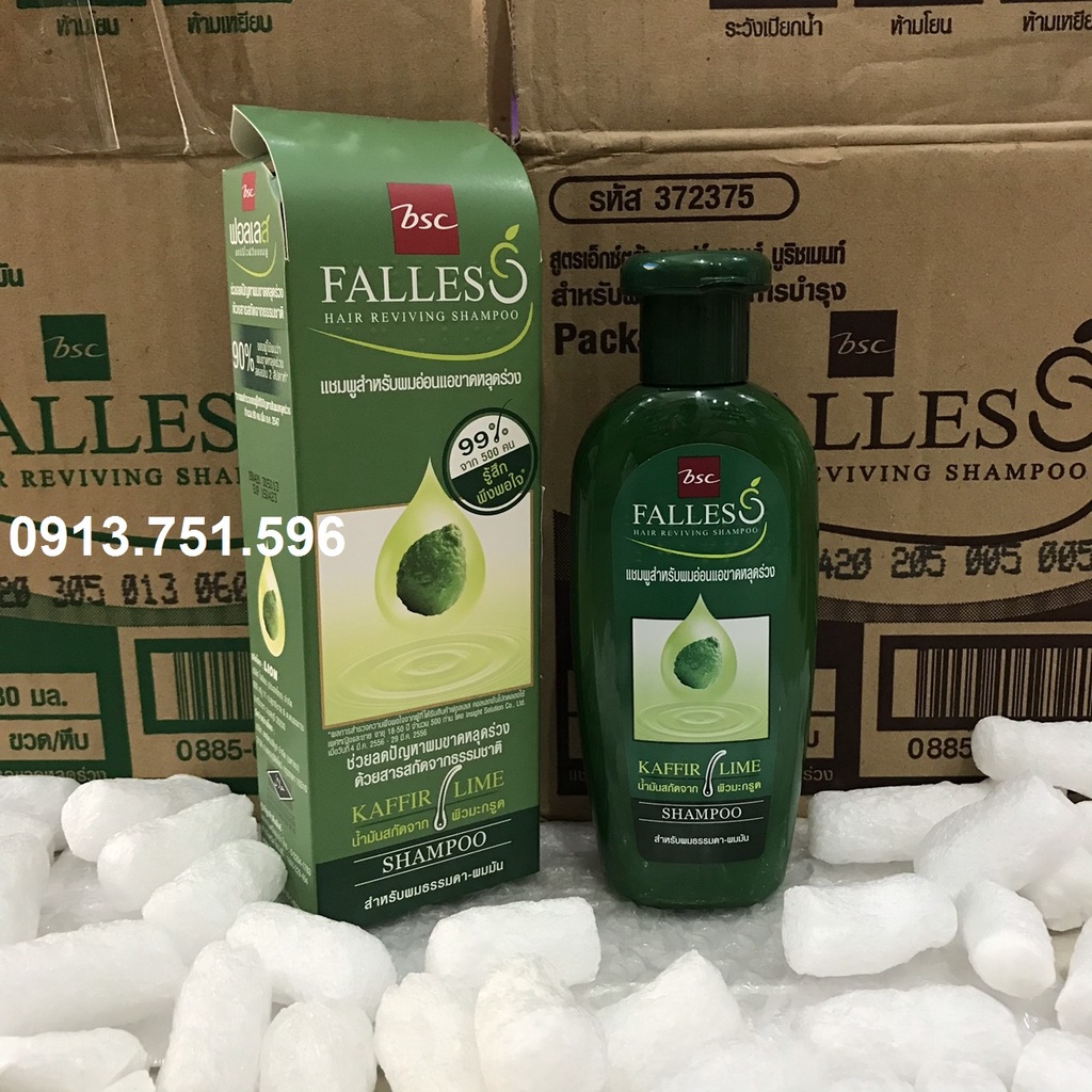 Dầu gội; dầu gội xả ngăn rụng tóc, kích thích mọc tóc Falless 180ml Thái Lan