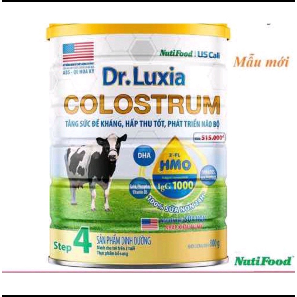 (date 2023) Sữa Dr.Luxia Colostrum step 4 lon 800g