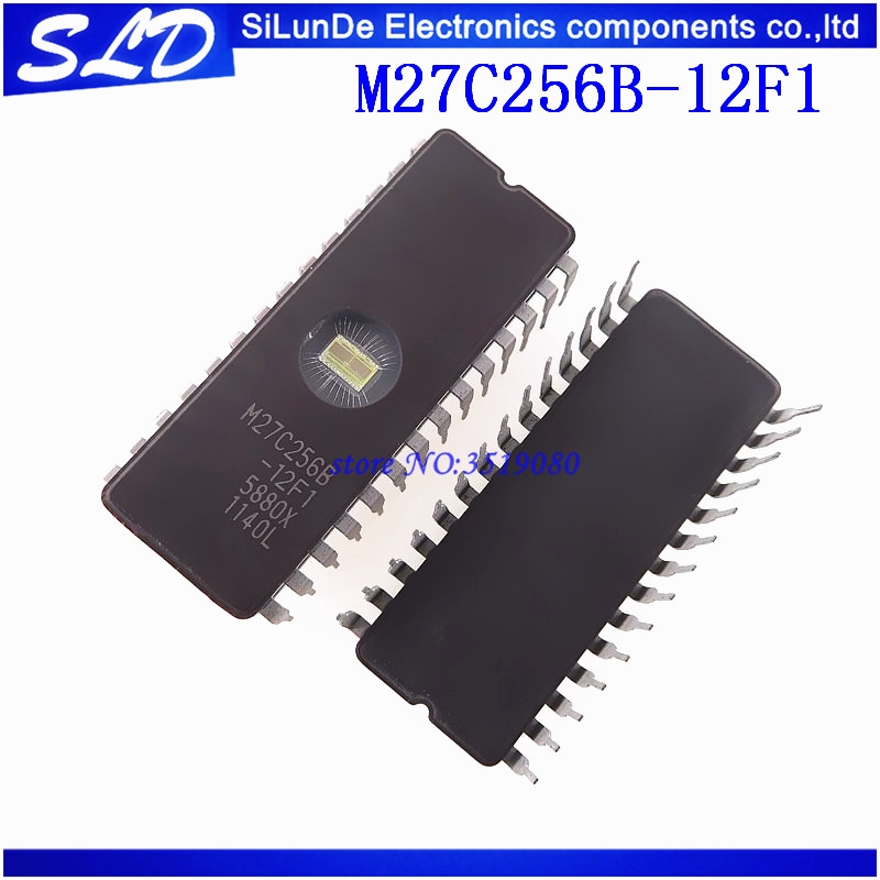27C256 10 Cái / lốc M27C256B-12F1 M27C256B EPROM UV 256KBIT 120NS DIP-28 và trong pxa