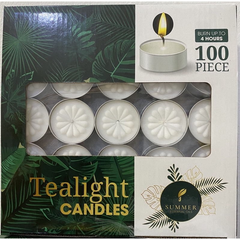 Nến tealight 100 viên đốt cháy 2 tiếng