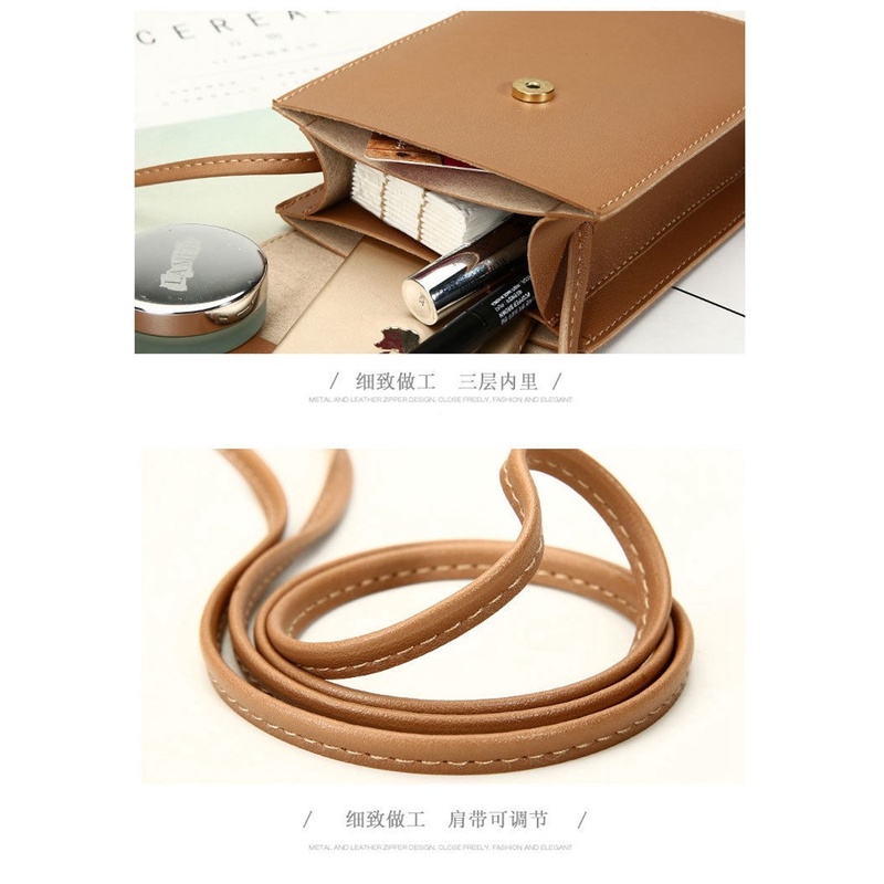 Túi Đeo Chéo Nhỏ Đựng Điện Thoại Thiết Kế Tinh Tế Thời Trang Cho Nữ