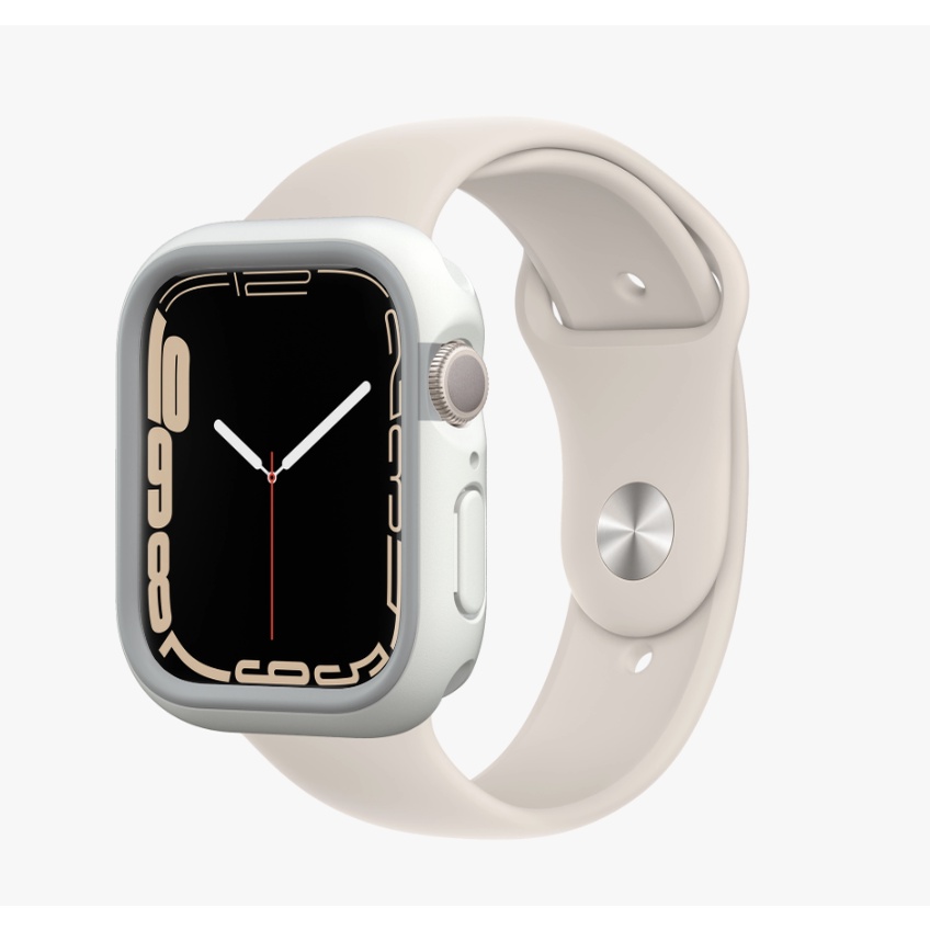 Ốp viền Rhinoshield CrashGuard NX iWacth màu trắng mix Series 4/5/6/7/SE size 38/40/41mm 42/44/45mm