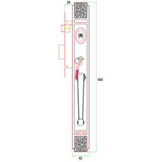 Khóa cửa Việt Tiệp 04291
