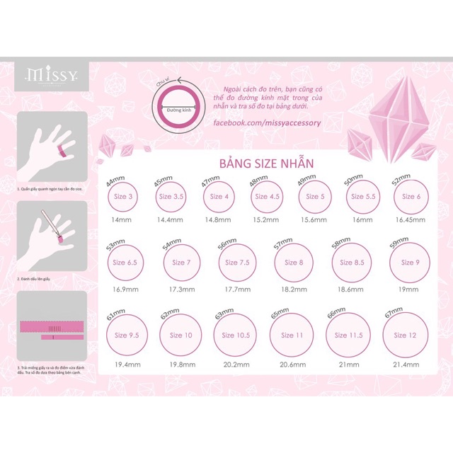 Nhẫn midi trơn Jestina Red