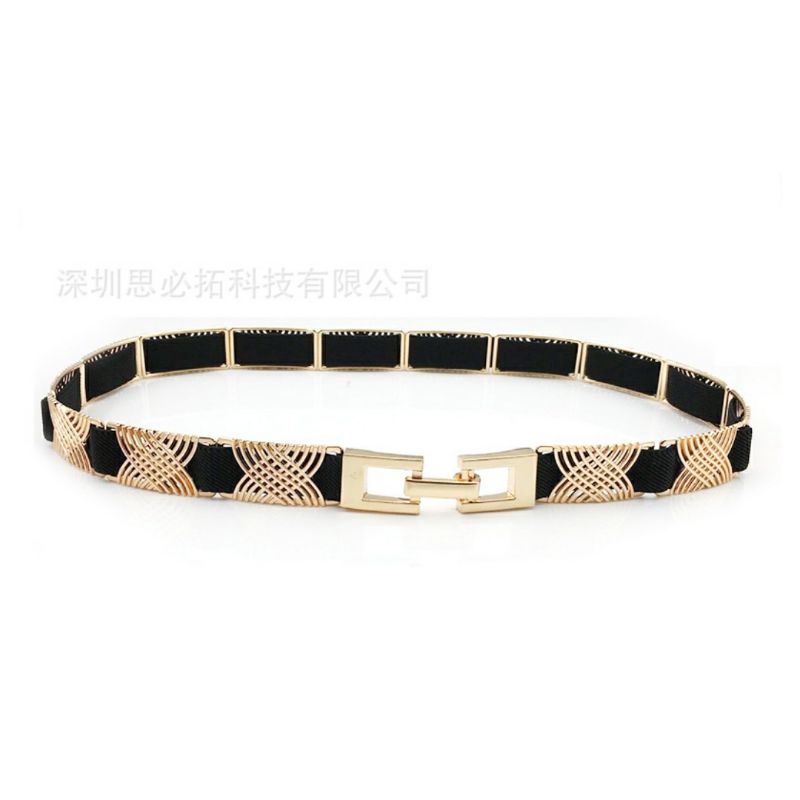Thắt lưng nữ dây nịt nữ dấu X dây lưng nữ thời trang Hàn Quốc