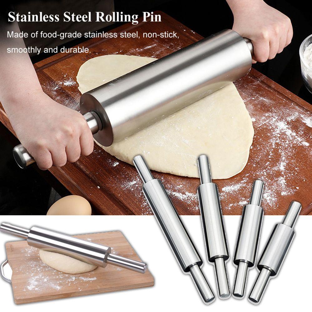 SJJL Cây Lăn Bột Làm Bánh Bằng Thép Không Gỉ Chống Dính