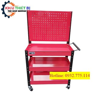 Tủ Đựng Đồ Nghề 3 Ngăn Có Giá Treo Dụng Cụ