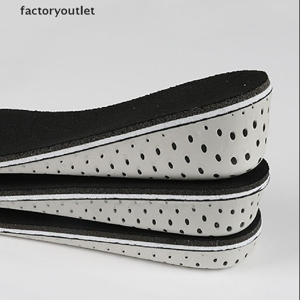 Factoryoutlet Unisex Insole Heel Lift Insert Shoe Pad Height Increase Cushion Elevator Taller QWD