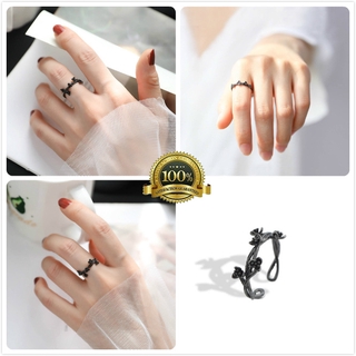 Nhẫn đeo ngón trỏ trang trí hình cành hoa mận thời trang Hàn Quốc dành cho bạn nữ
