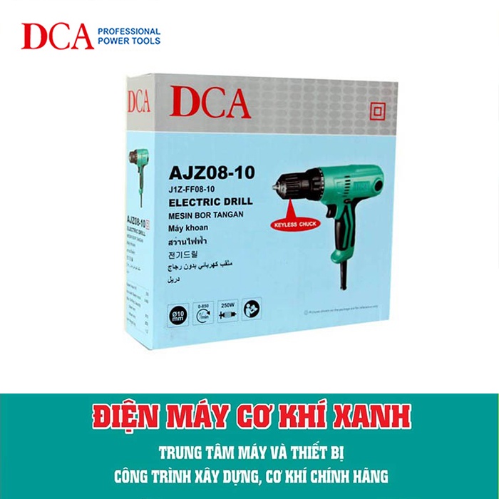 Máy khoan vặn vít DCA 250W-10MM AJZ08-10
