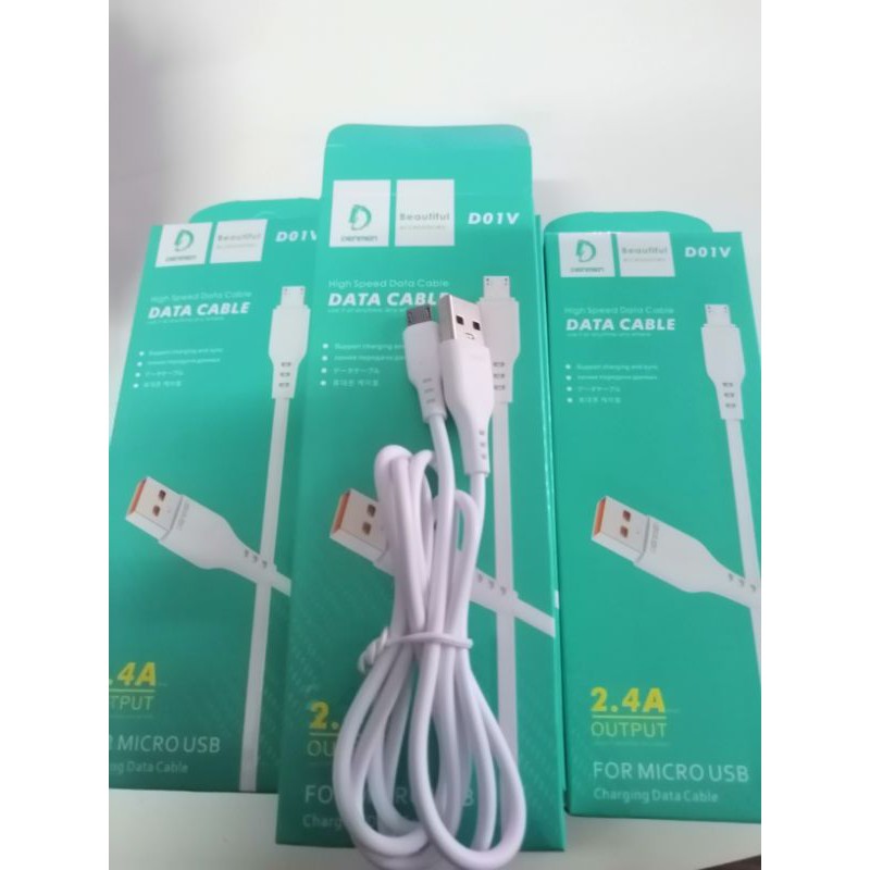 [chính hãng ]cáp sạc DENMEN D01V đuôi Micro