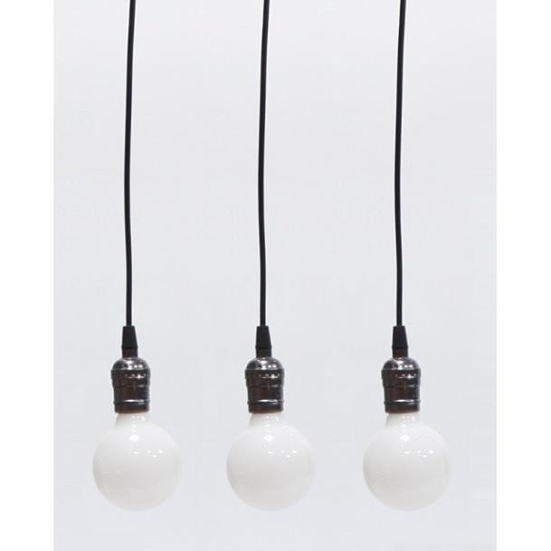 Bộ 3 đèn thả cổ điển Vintage bóng tròn trang trí G80 7W