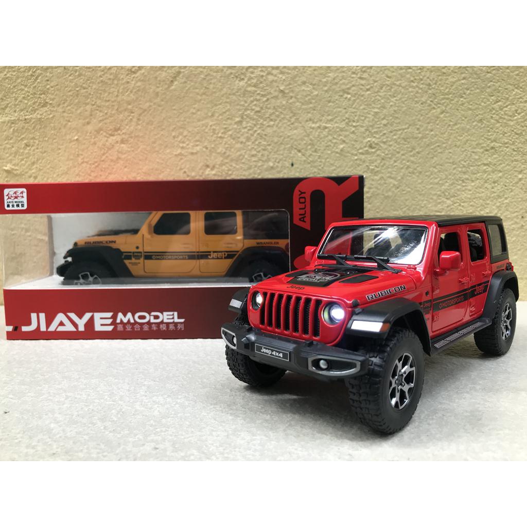 Xe mô hình JEEP RUBICON Wrangler 4X4 - 1:24