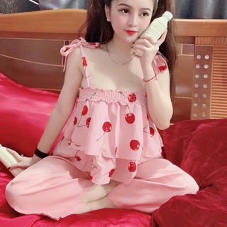 Set bộ dâu set bộ 2 dây set bộ quần dài