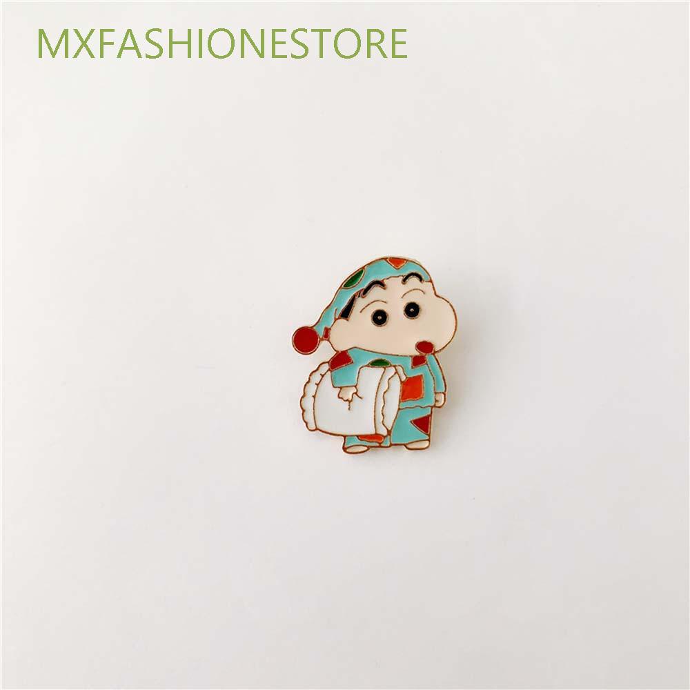 Ghim Cài Áo Kim Loại Hình Cậu Bé Bút Chì Shin-Chan Dễ Thương Cho Nữ