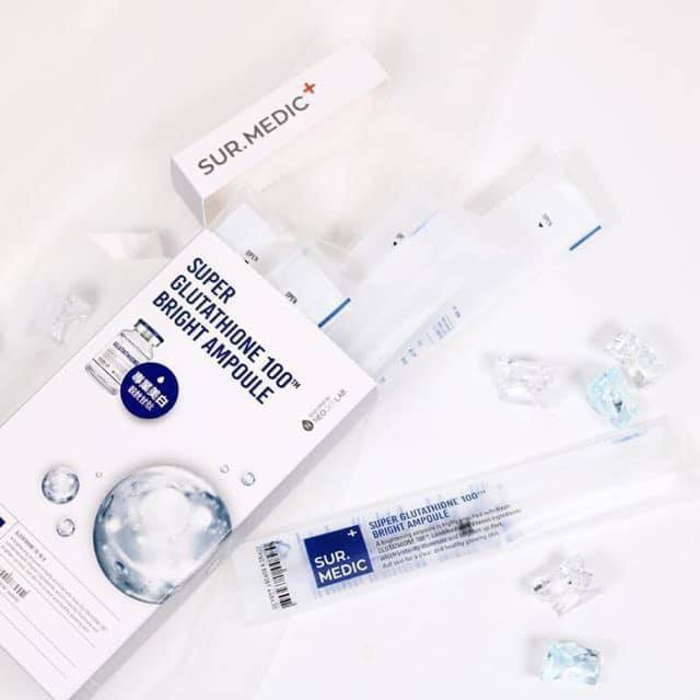 Huyết thanh trắng da Sur Medic Super Glutathione 100 Hàn Quốc💖FREESHIP💖huyết thanh trắng da HALIN9921 | BigBuy360 - bigbuy360.vn