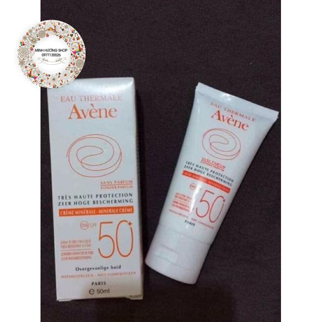Kem chống nắng Avene spf 50+ dùng cho mọi loại da