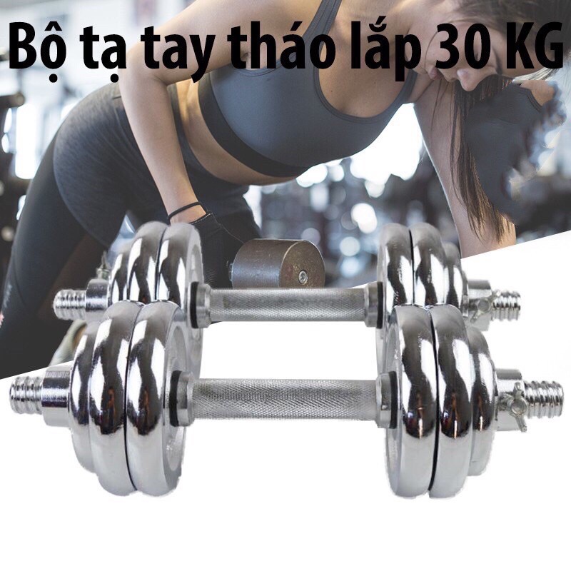 Bộ tạ tay tháo lắp 30Kg