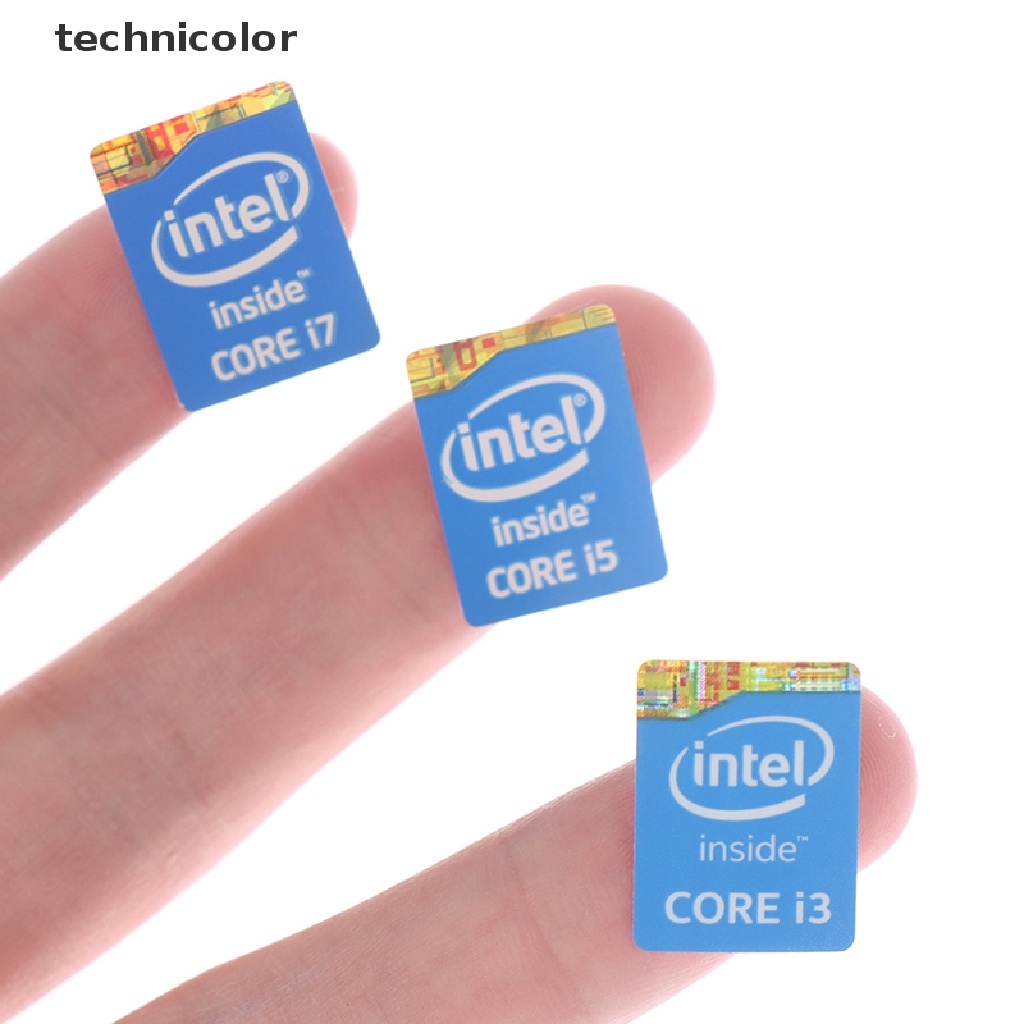 Set 5 Sticker Dán Trang Trí Sổ Tay Intel Core I3 I5 I7 Thế Hệ 4