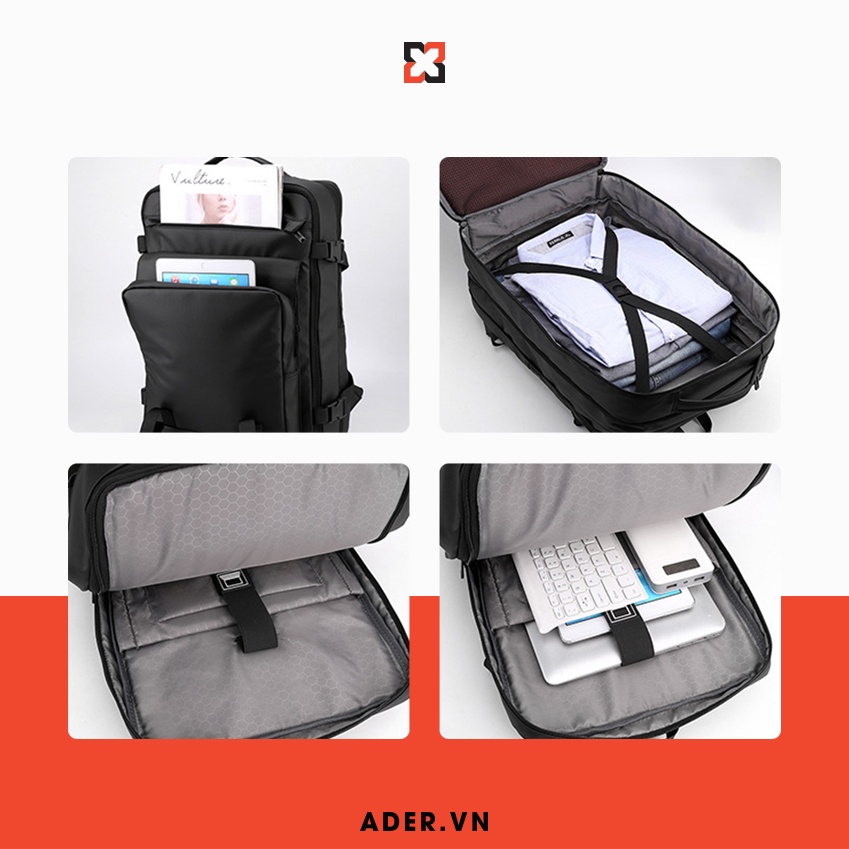 Balo Đi Học ADER AD09, Balo Chống Nước Hàn Quốc