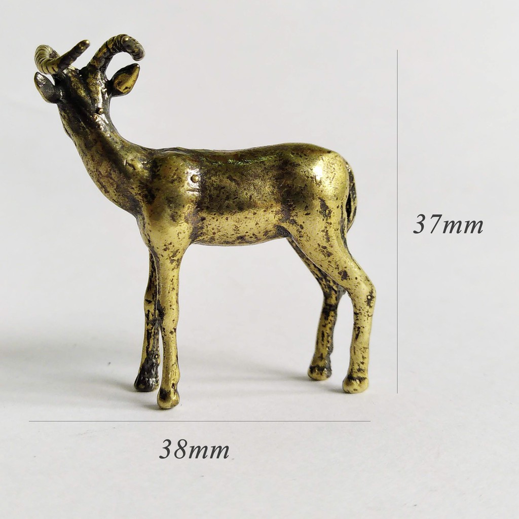 Tượng dê mini bằng đồng giá rẻ làm phụ kiện tiểu cảnh, phụ kiện bàn trà, trang trí bonsai, làm quà tặng | BigBuy360 - bigbuy360.vn