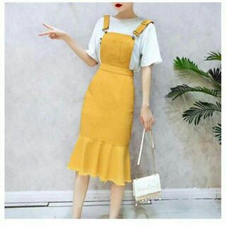 Váy yếm jean Vintage