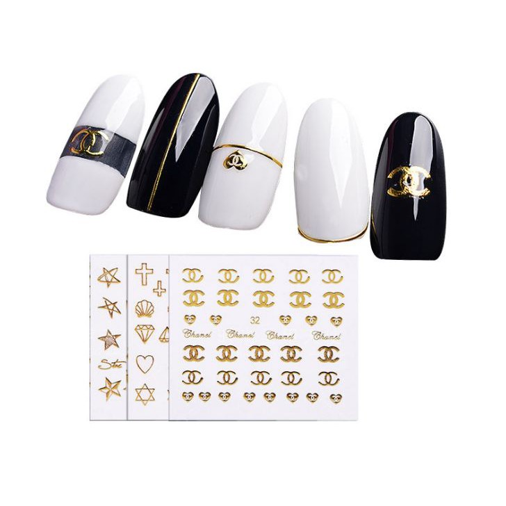 Miếng Dán Nail Sticker thương hiệu nổi tiếng