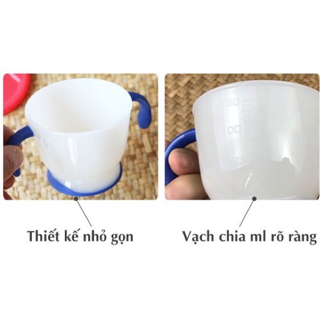 Cốc tập uống 3 giai đoạn Richell Nhật Bản chính hãng, cho bé trên 6 tháng